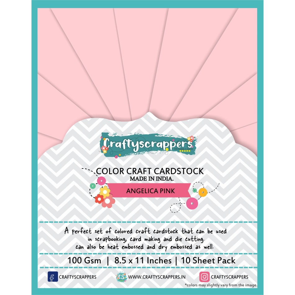 Craftyscrappers Stamps- KAGAJ- ANGELICA PINK