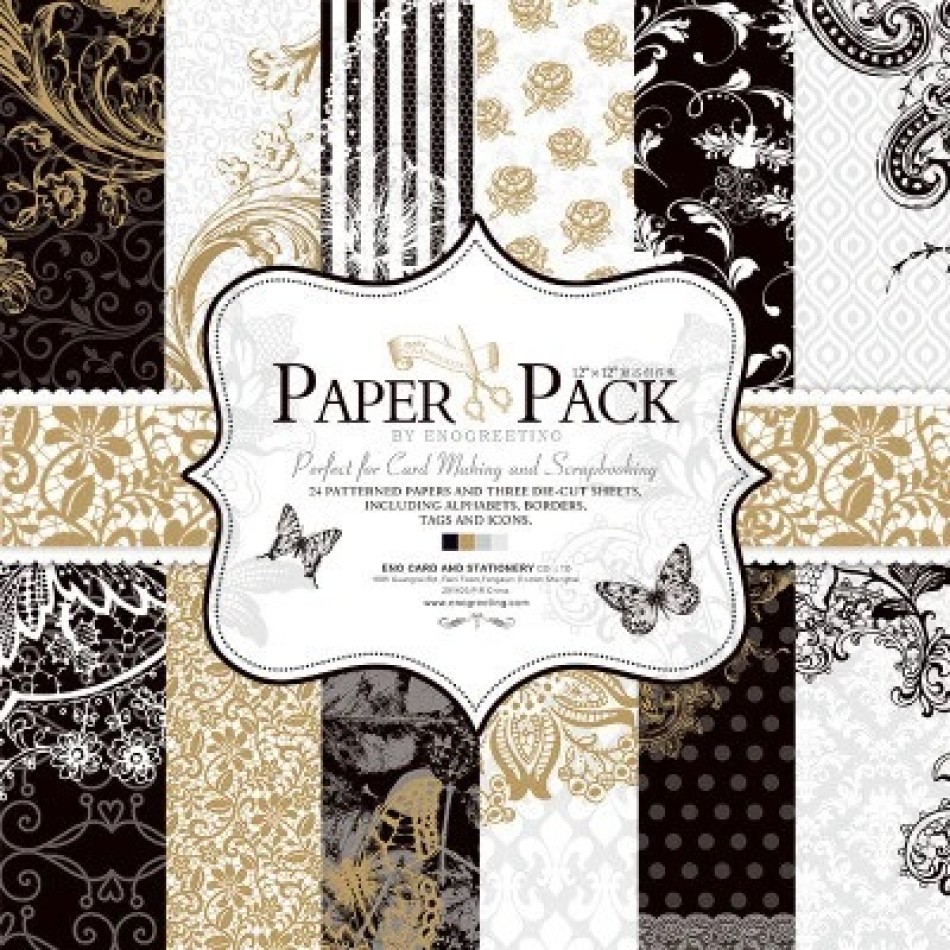 Craftyscrappers Pattern Paper- RETRO SERIES VOLUME-ORNATE WEDDING