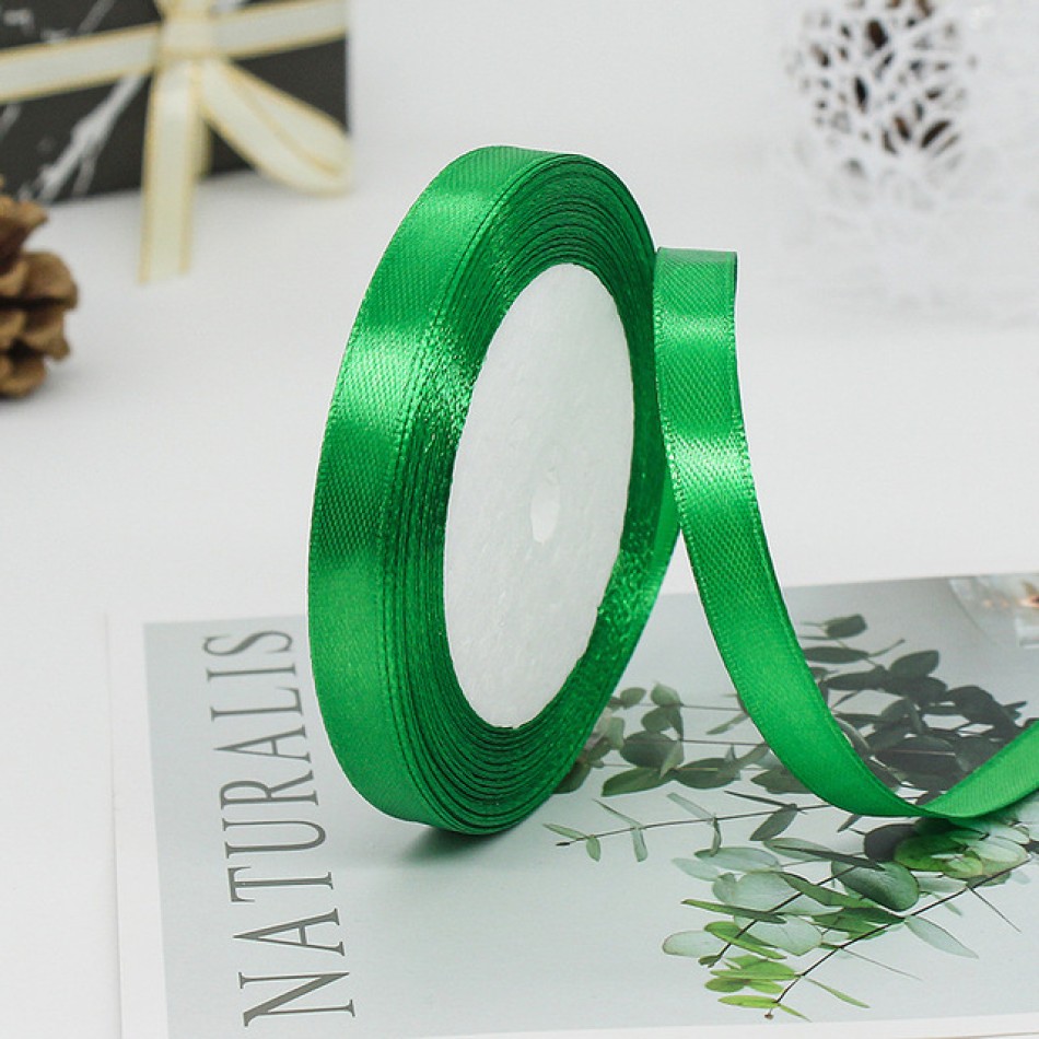 Craftyscrappers Satin Ribbons - GREEN