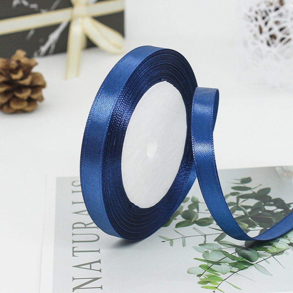 Craftyscrappers Satin Ribbons - NAVY BLUE
