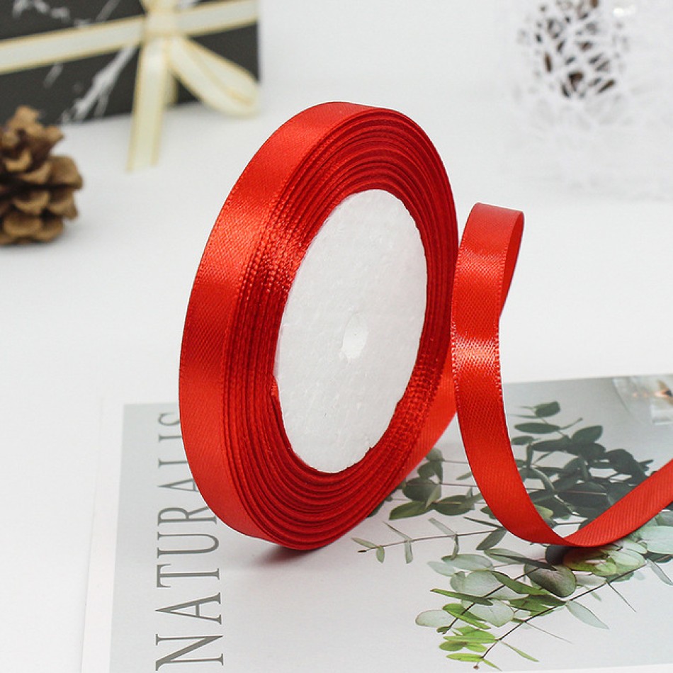 Craftyscrappers Satin Ribbons - RED