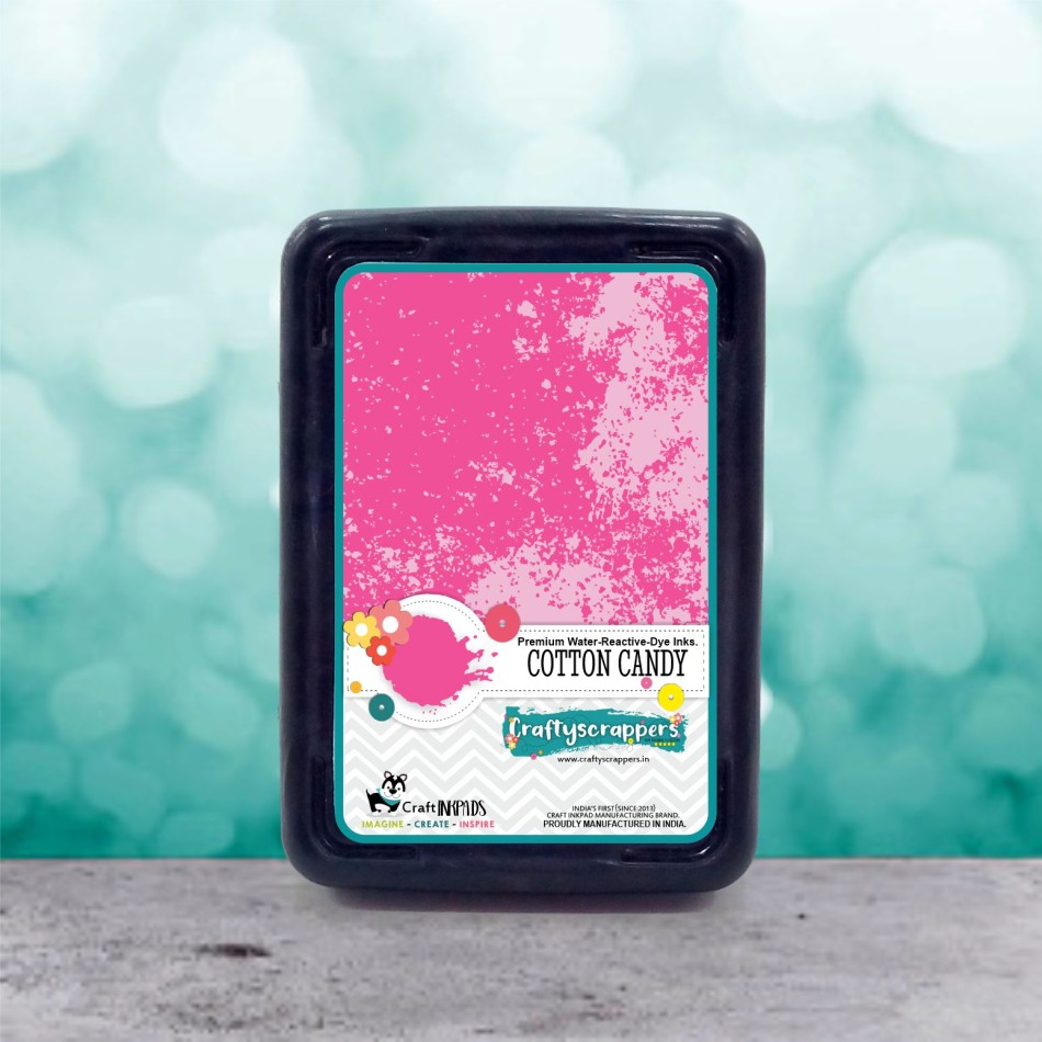 Craftyscrappers Inkpad- COTTON CANDY