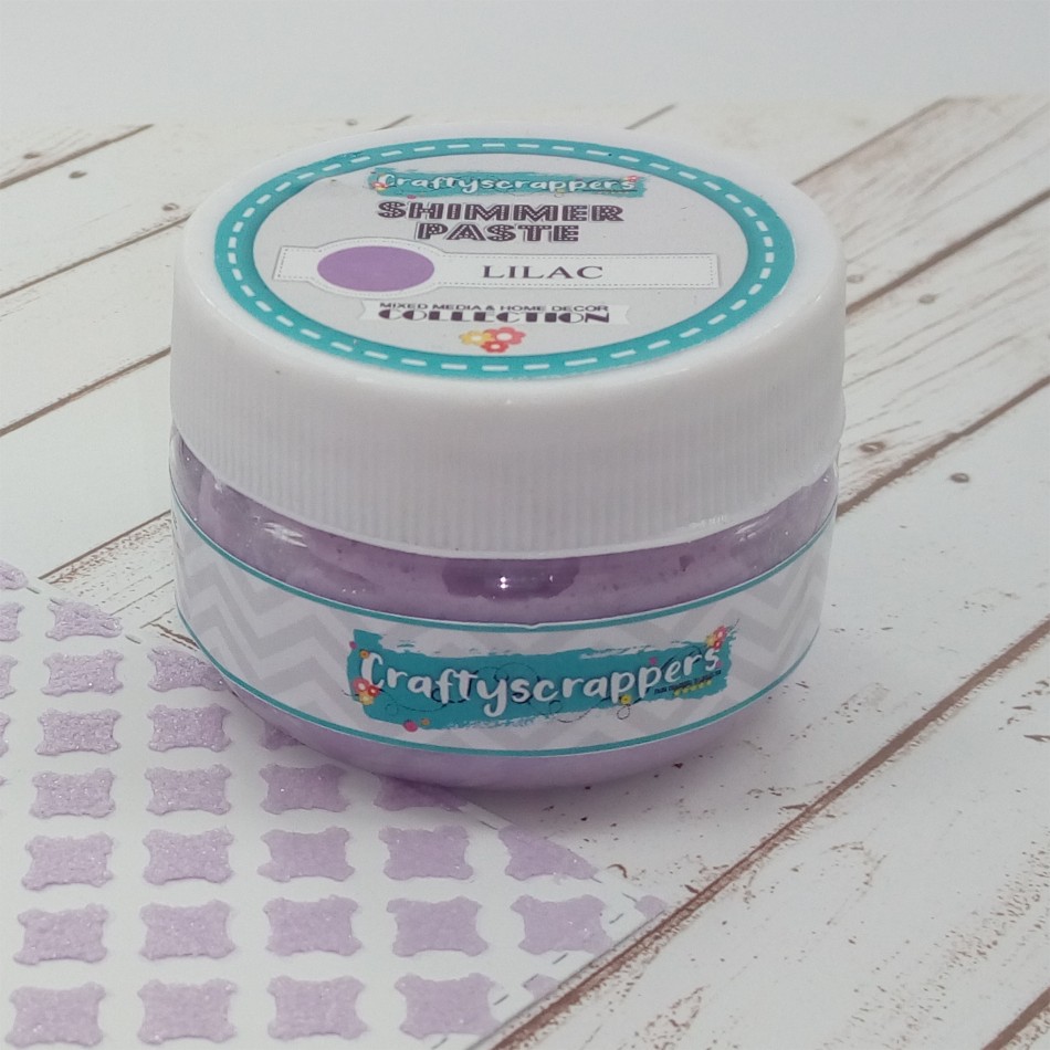 Craftyscrappers ShimmerPaste- LILAC