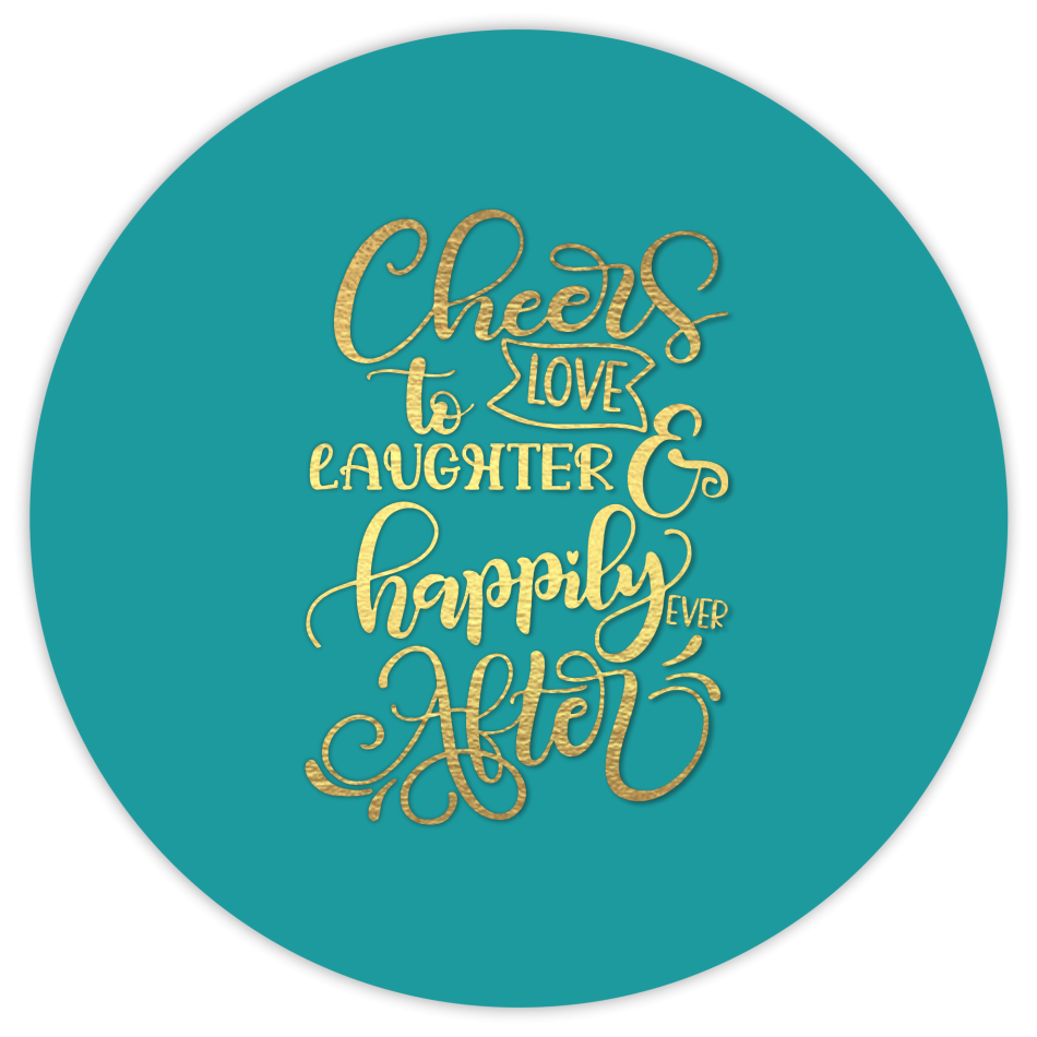 Craftyscrappers Resin Decals- HAPPILY EVER AFTER