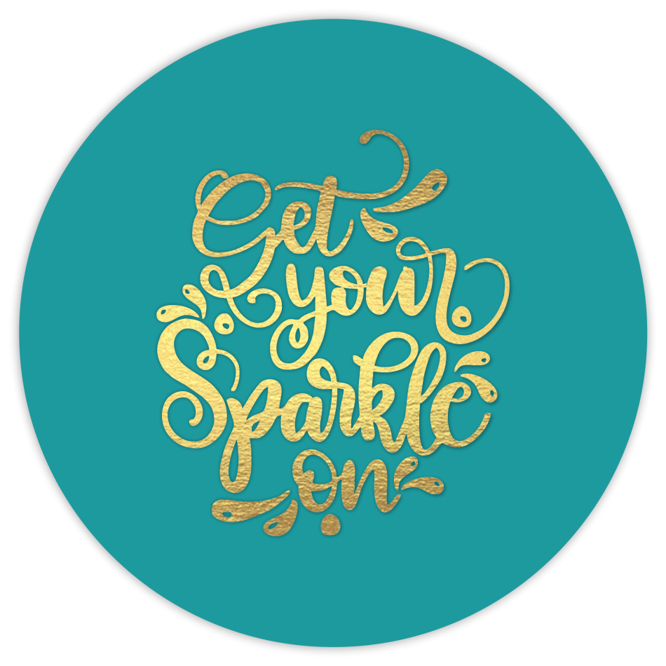 Craftyscrappers Resin Decals- SPARKLE