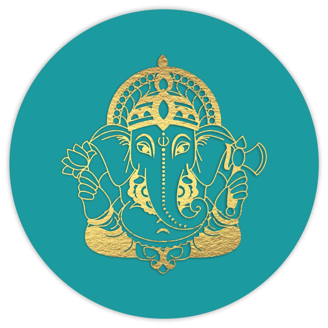 Craftyscrappers Resin Decals- LORD GANESHA