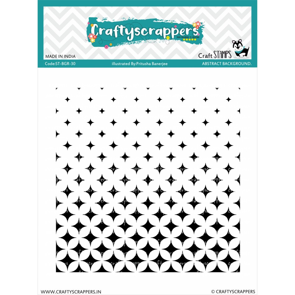 Craftyscrappers Stamps- ABSTRACT BACKGROUND