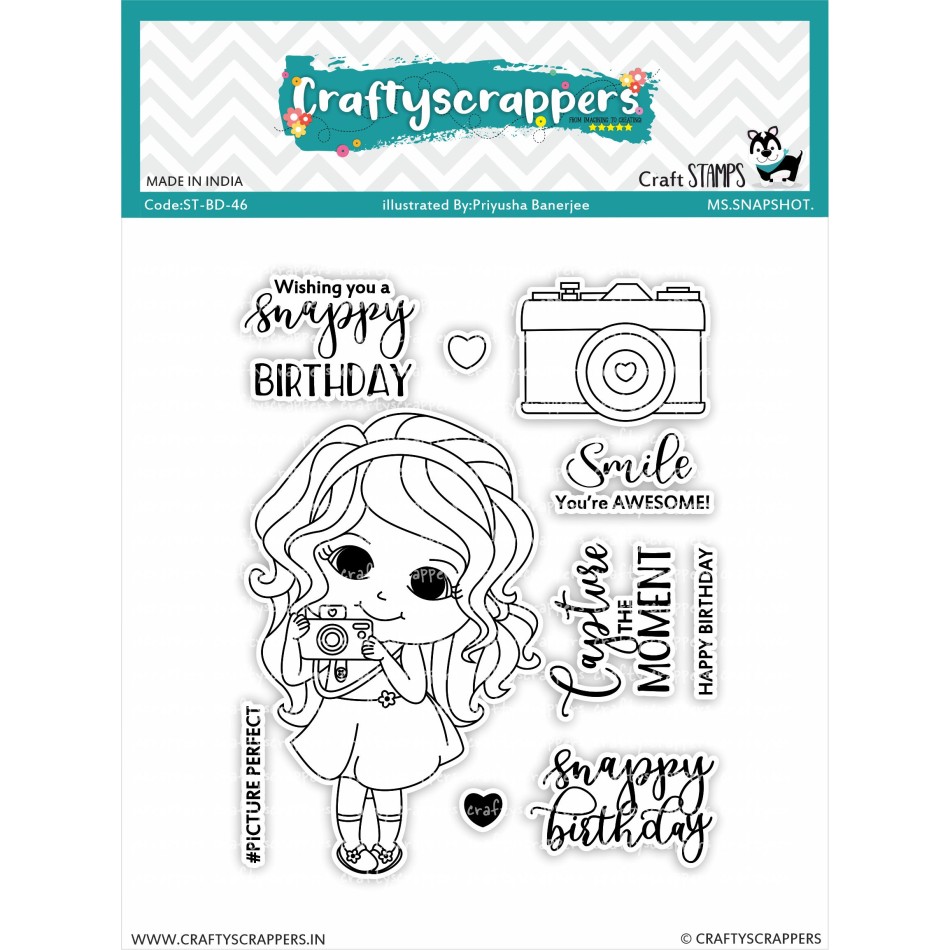 Craftyscrappers Stamps- MS SNAPSHOT