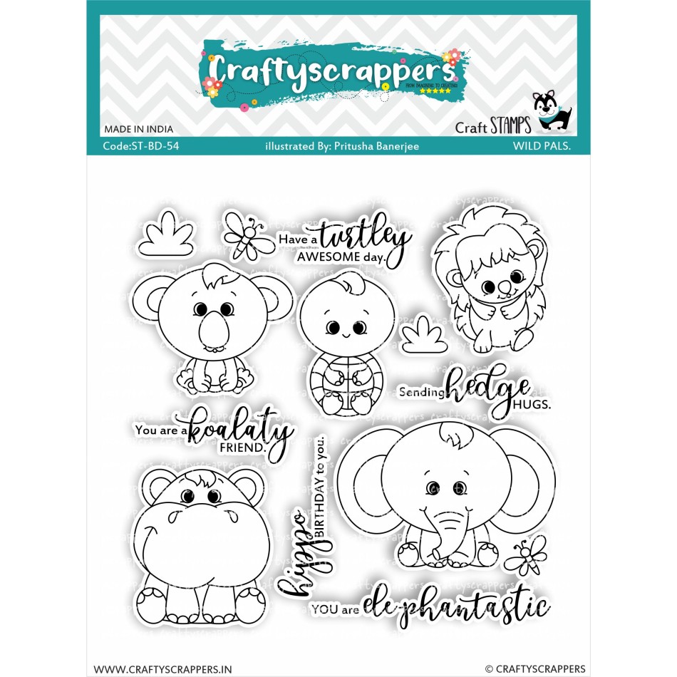 Craftyscrappers Stamps- CIRCUS FUN