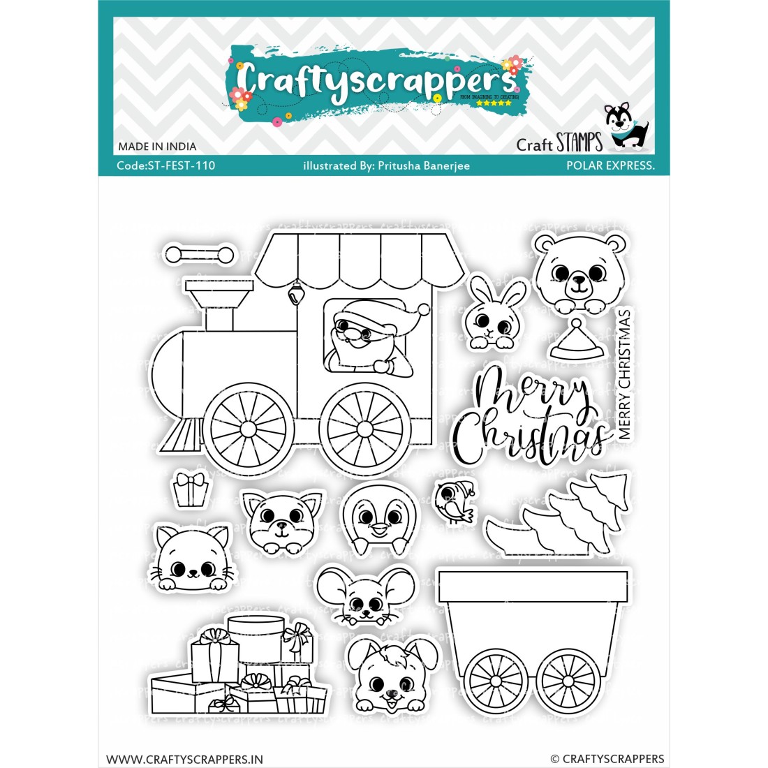 Craftyscrappers Stamps- POLAR EXPRESS