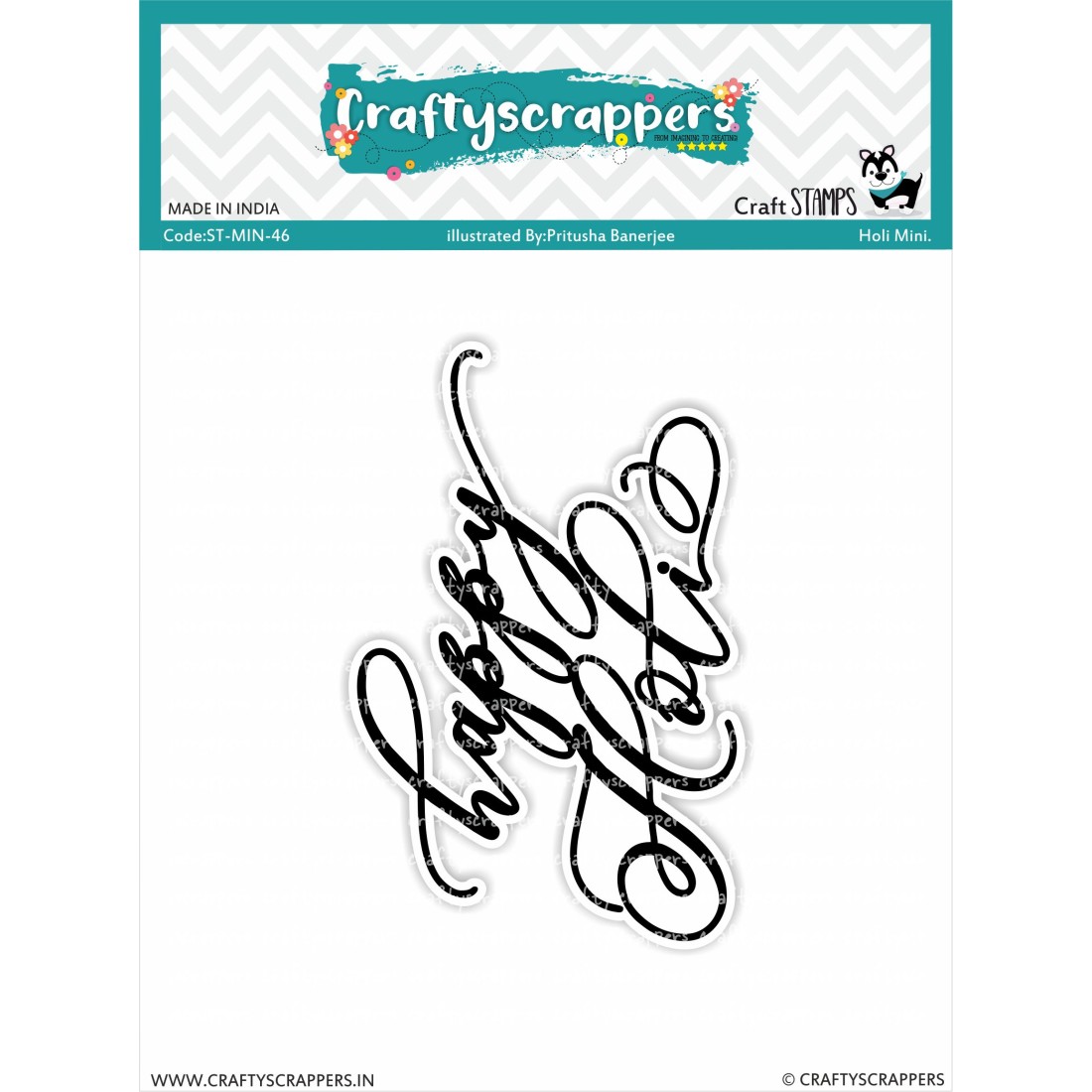 Craftyscrappers Mini Stamps- HOLI MINI