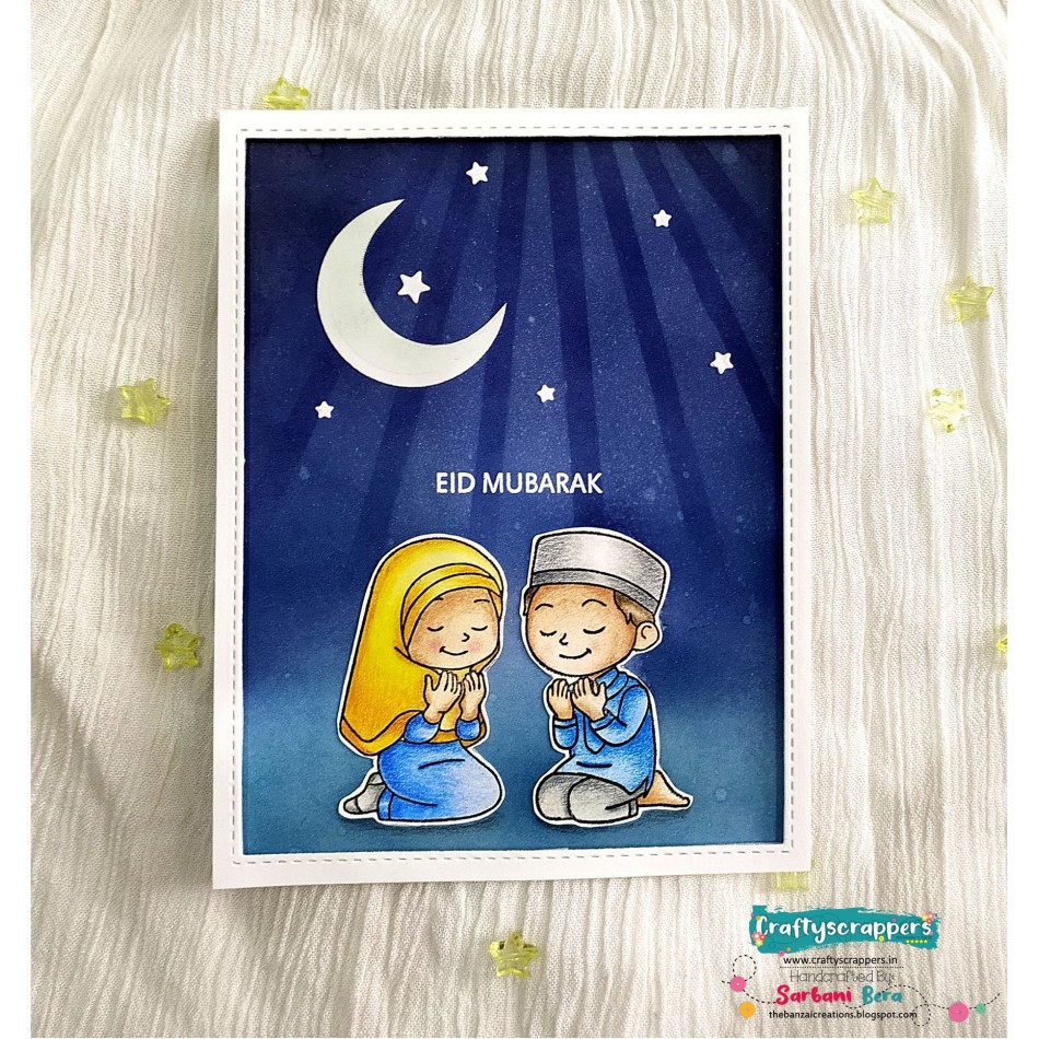 Craftyscrappers Stamps- CELEBRATE EID