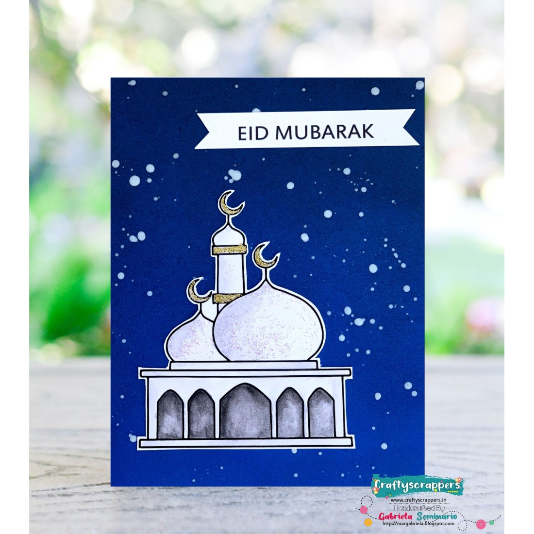 Craftyscrappers Stamps- HAPPY EID