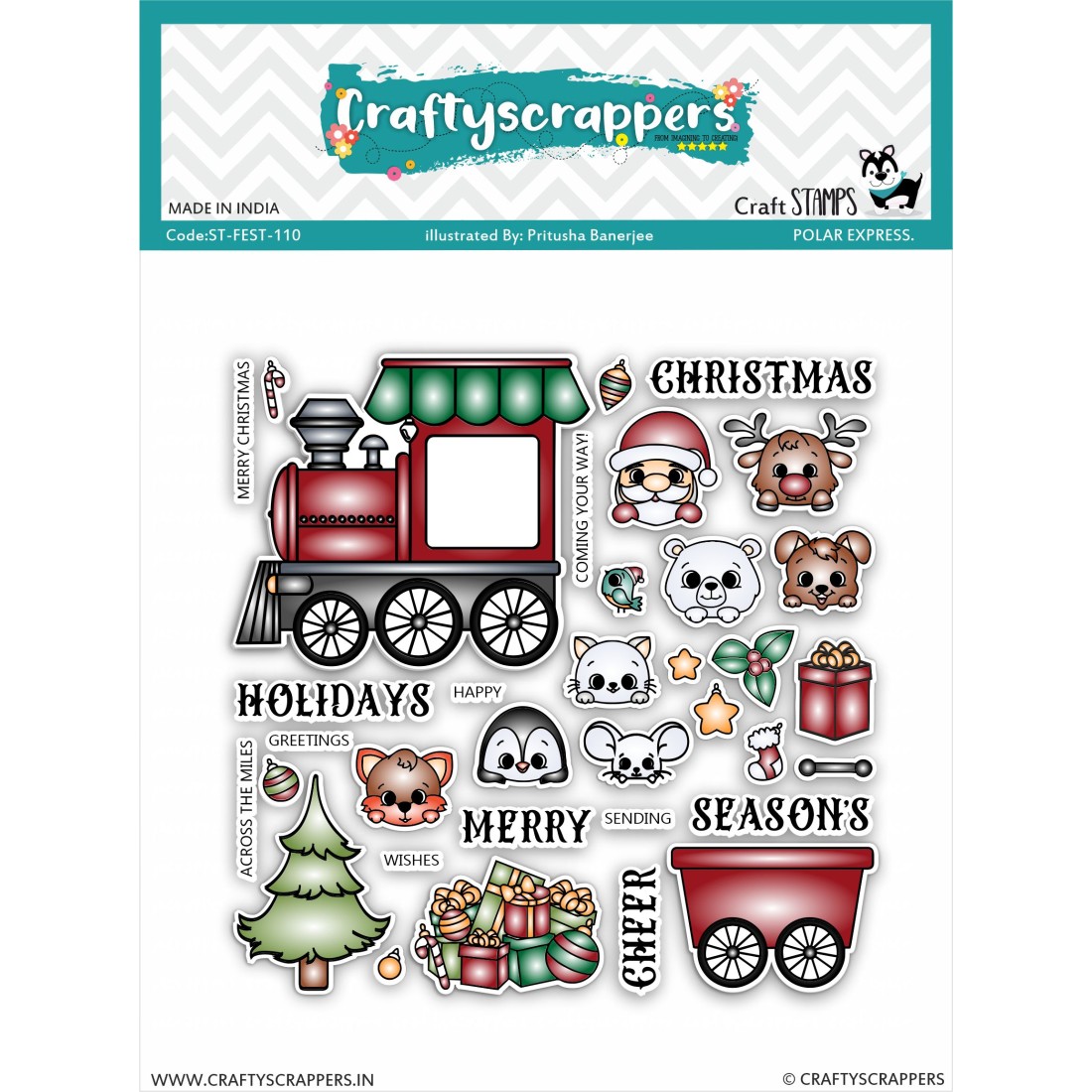 Craftyscrappers Stamps- POLAR EXPRESS