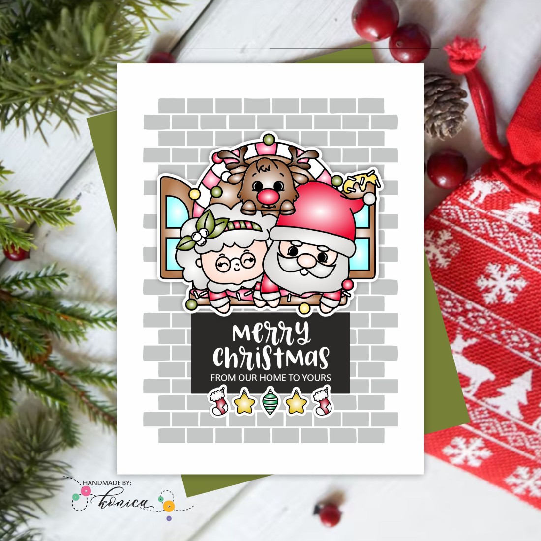 Craftyscrappers Stamps- MR AND MRS CLAUS