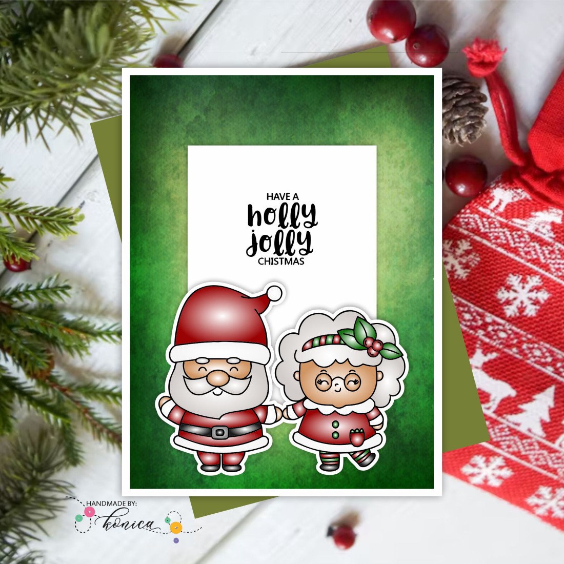 Craftyscrappers Stamps- MR AND MRS CLAUS