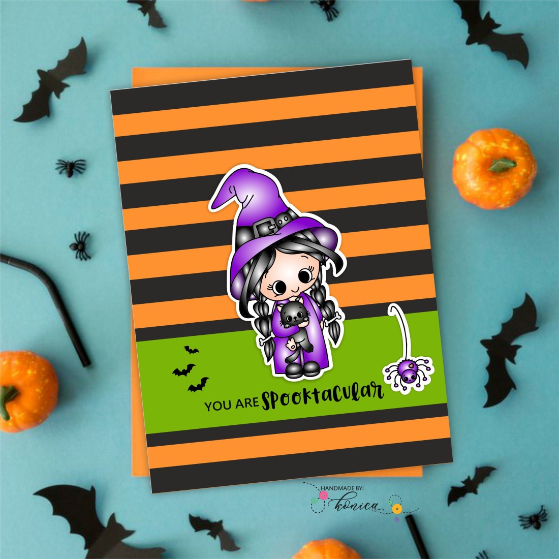 Craftyscrappers Mini Stamps- SABRINA THE WITCH