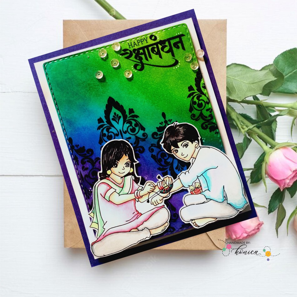 Craftyscrappers Stamps- RAKHI WISHES