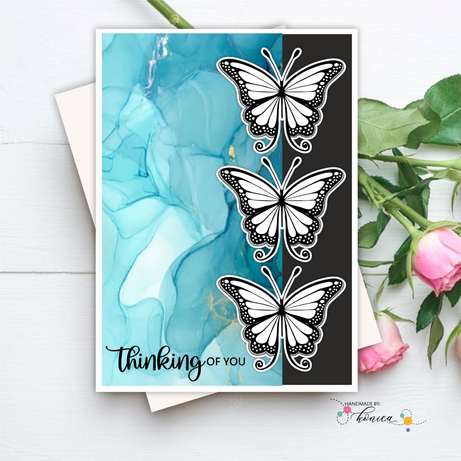 Craftyscrappers Stamps- FUTTERING BUTTERFLIES