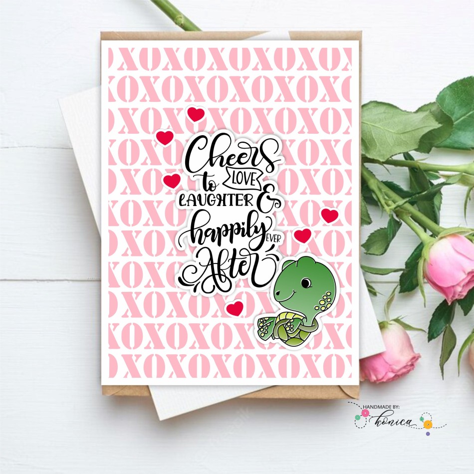Craftyscrappers Mini Stamps- CHEERS TO-MINI