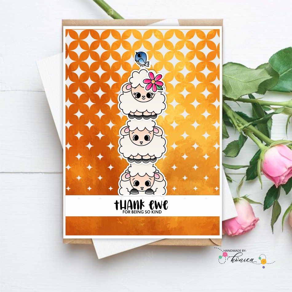 Craftyscrappers Stamps- EWE ARE SWEET