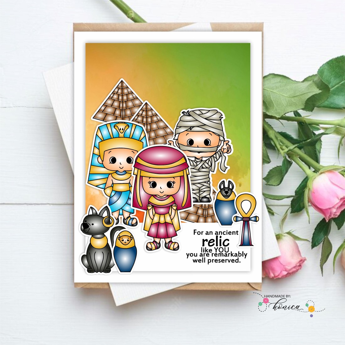 Craftyscrappers Stamps- EGYPTIAN BIRTHDAY