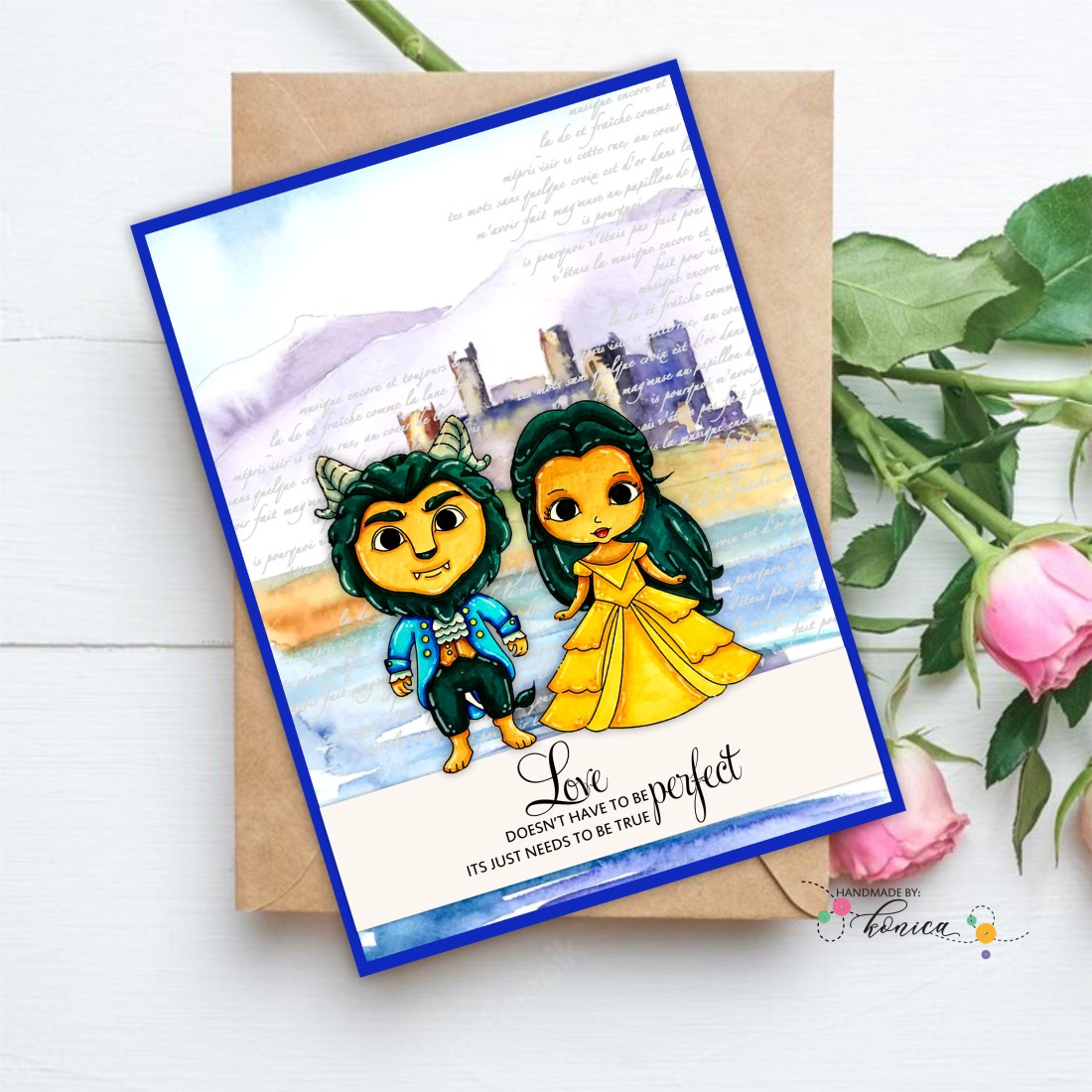 Craftyscrappers Stamps- PRINCESS BELLE