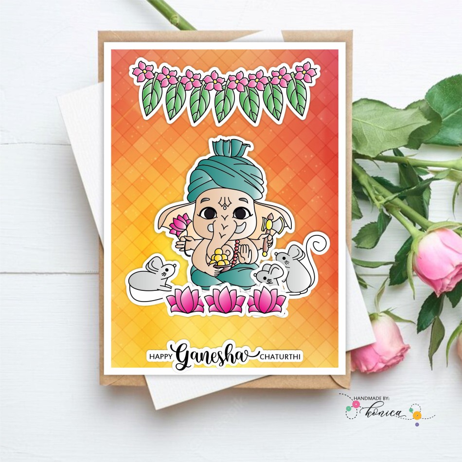 Craftyscrappers Stamps- GANESHA CHATURTHI