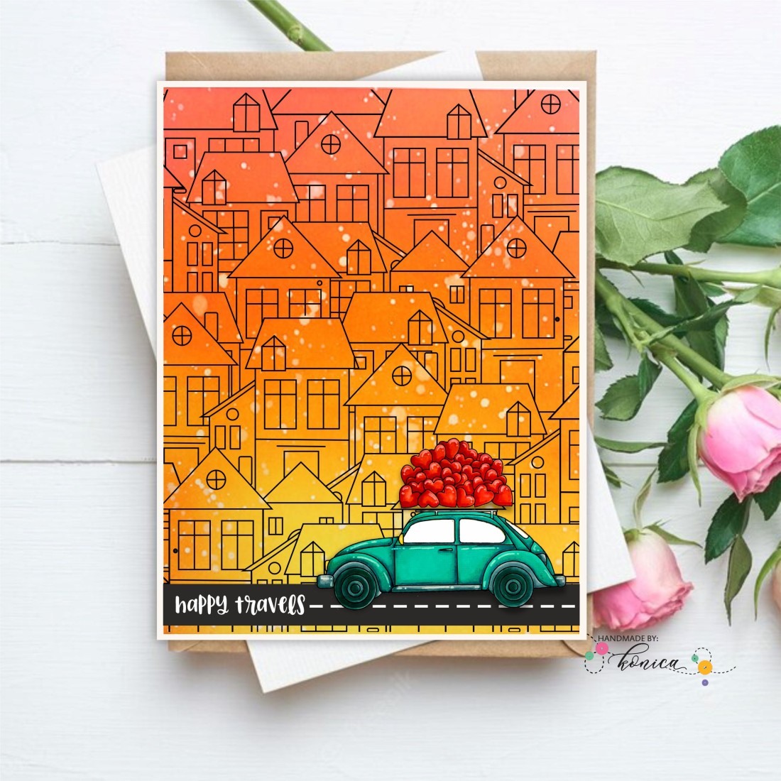 Craftyscrappers Stamps- HAPPY TRAVELS