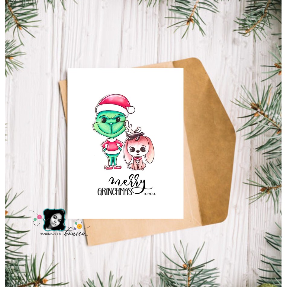 Craftyscrappers Stamps- MERRY GRINCHMAS