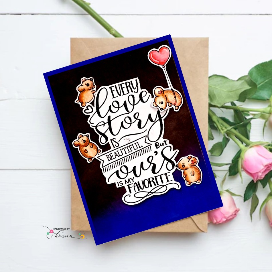 Craftyscrappers Stamps- LOVE HANDLETTERING