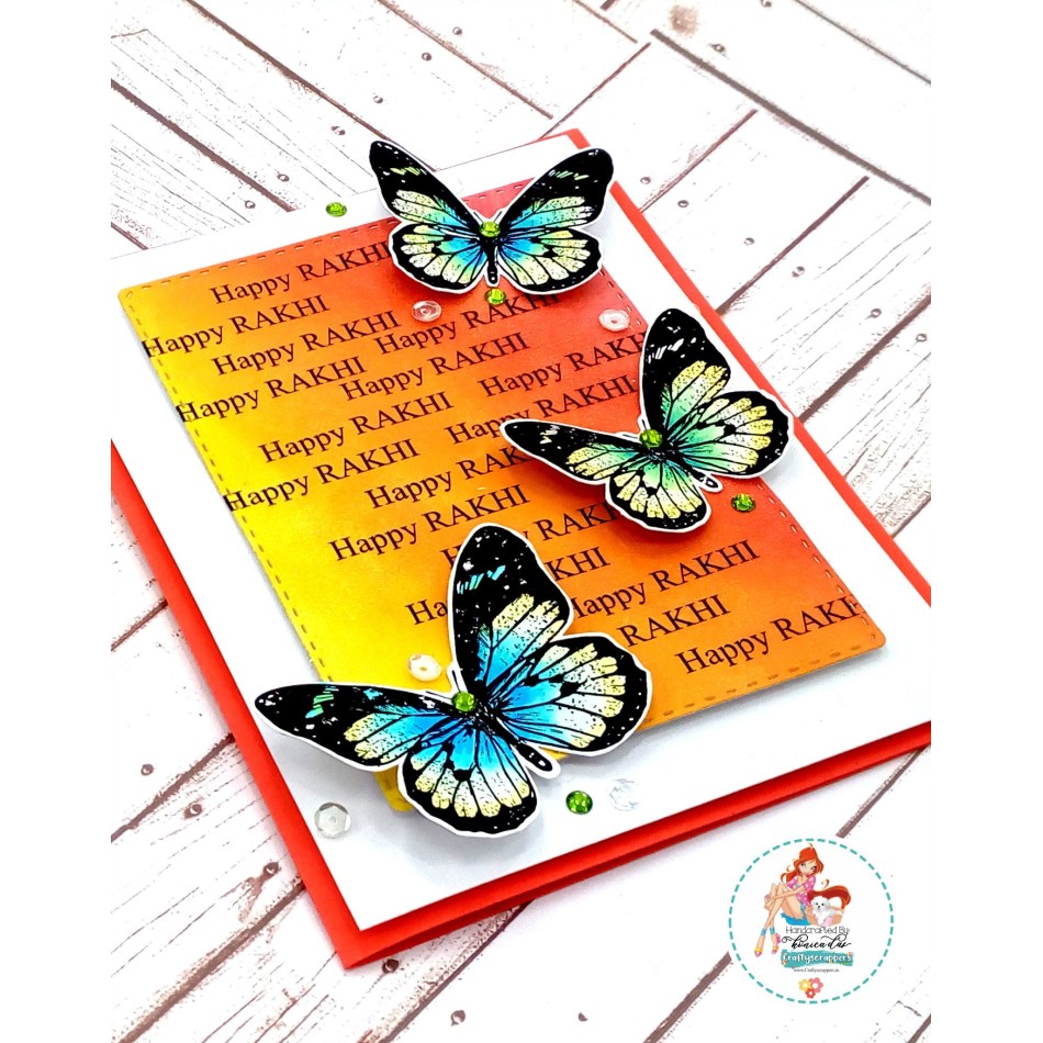 Craftyscrappers Stamps- BIRTHDAY FLUTTERS