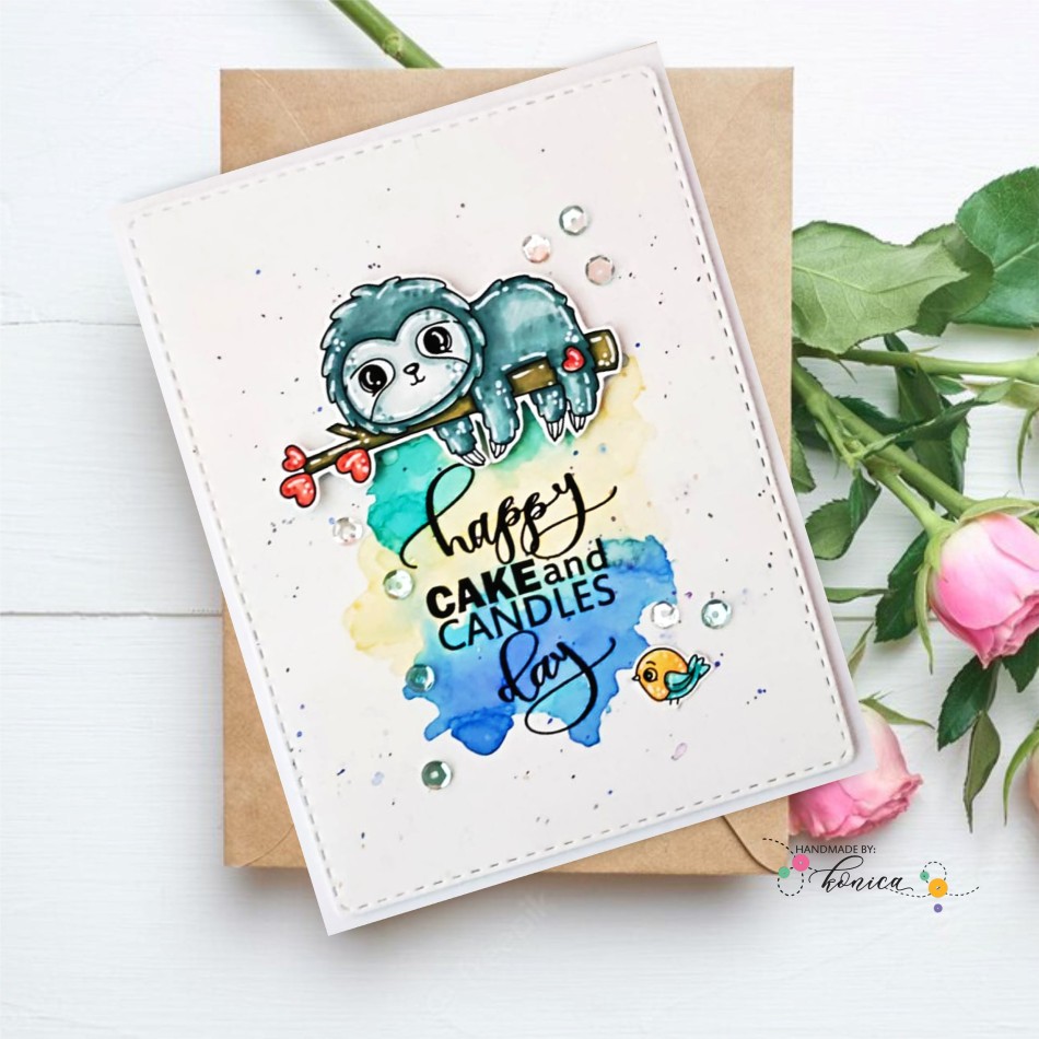 Craftyscrappers Stamps- BELATED BIRTHDAY WISHES
