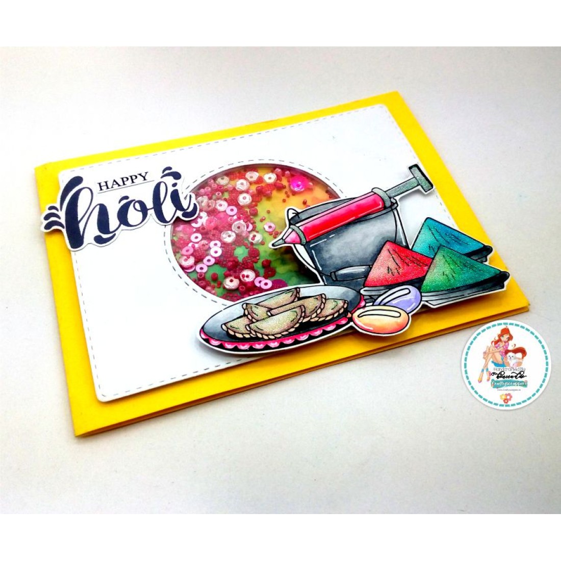 Craftyscrappers Stamps- CELEBRATE HOLI