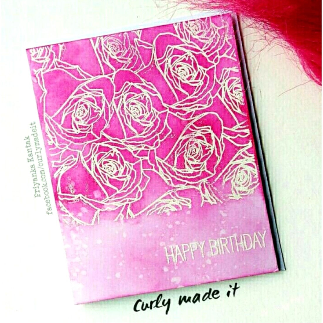 Craftyscrappers Stamps- SCATTERED ROSES BACKGROUND